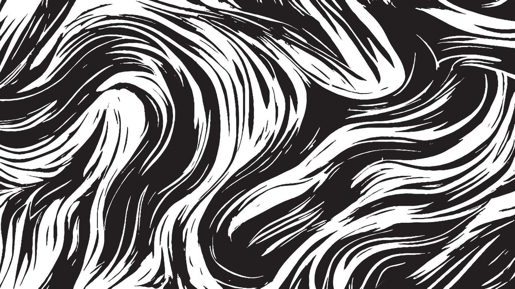 Random Black Brush Strokes Illustration for Overlay and Background Texture vector