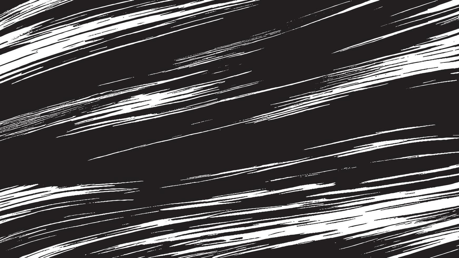 Random Black Brush Strokes Illustration for Overlay and Background Texture vector