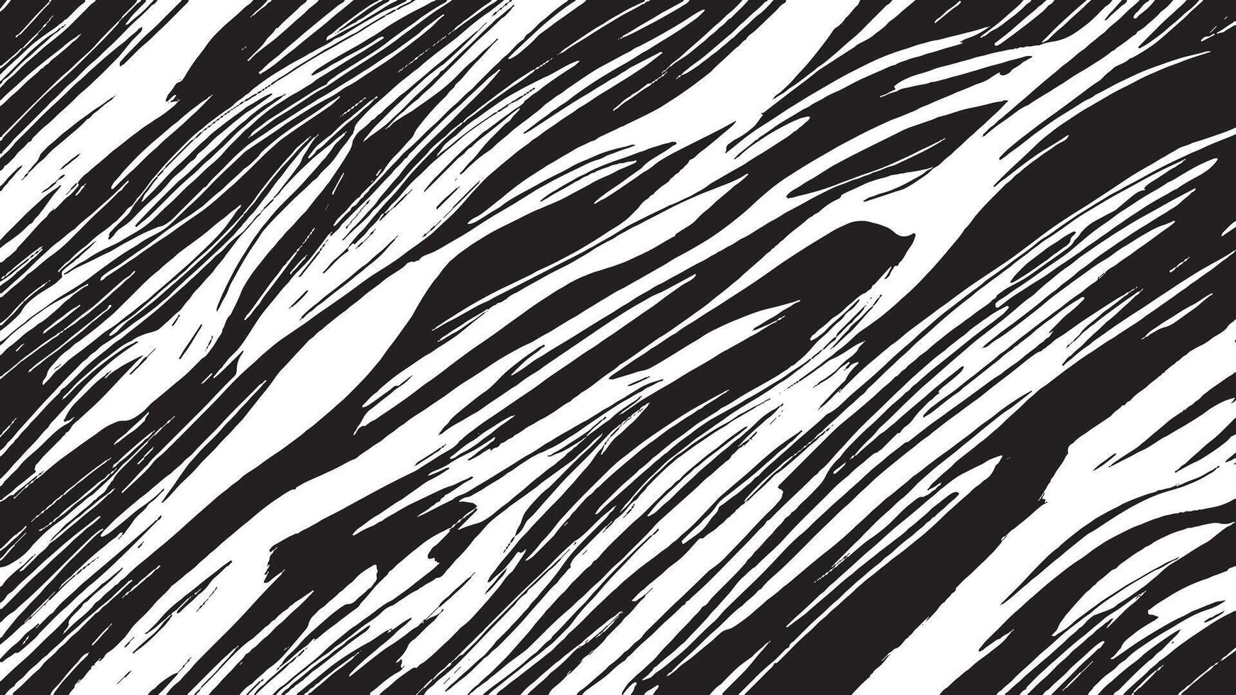 Abstract Black Brush Strokes Texture for Monochrome Background Overlays vector