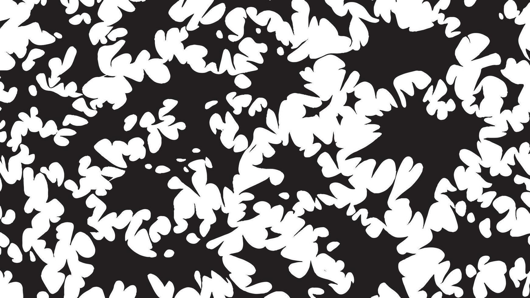 Monochrome Detailed Black Texture on White Background for Overlays vector
