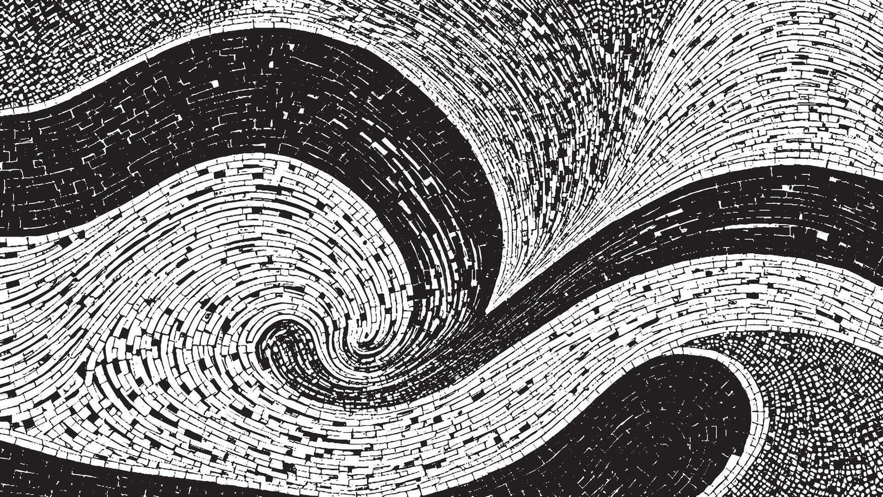 Abstract Black Monochrome Brush Strokes Overlay Art for Background Textures vector