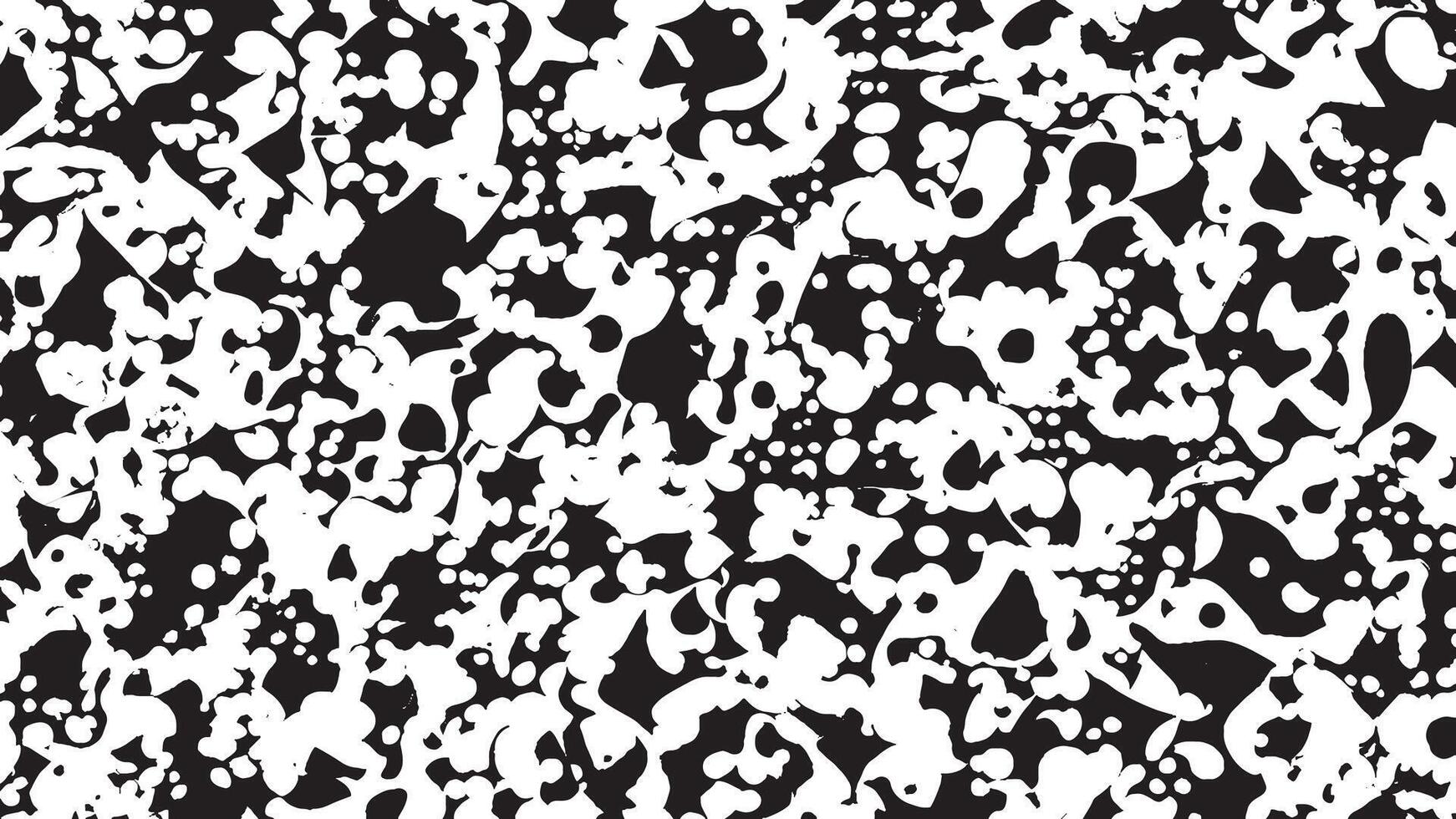 Intricate Black on White Texture for Background Overlays and Illustrations vector