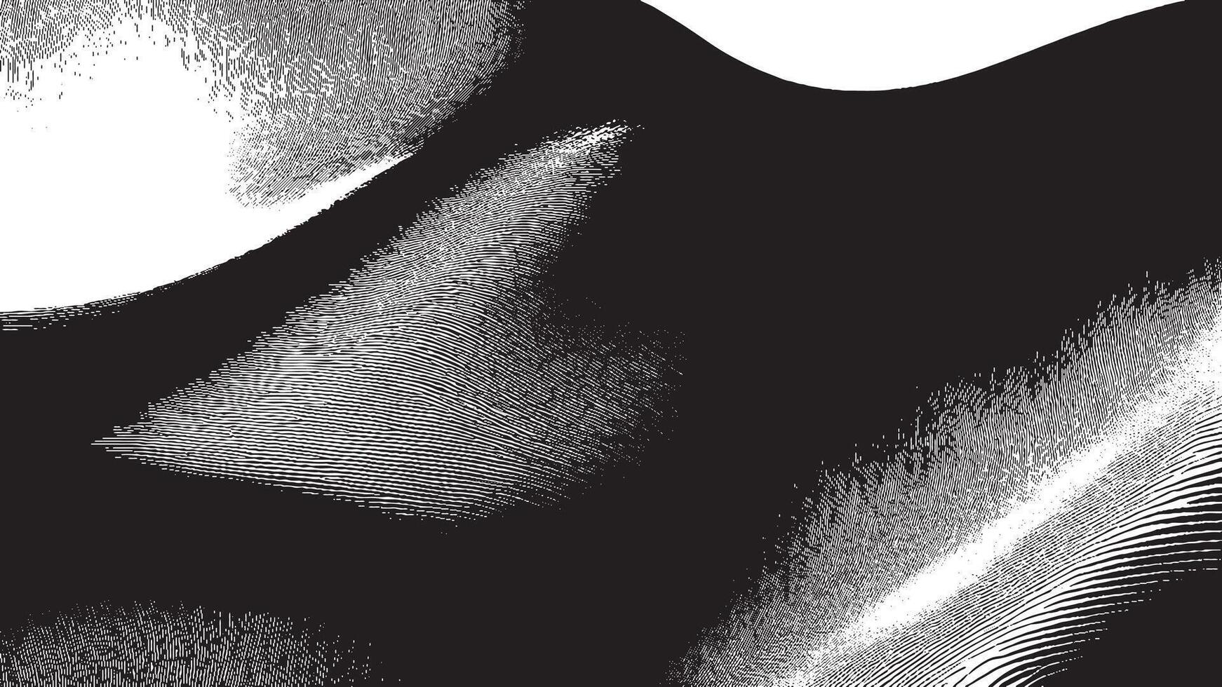 Monochrome Detailed Black Texture on White Background for Overlays vector
