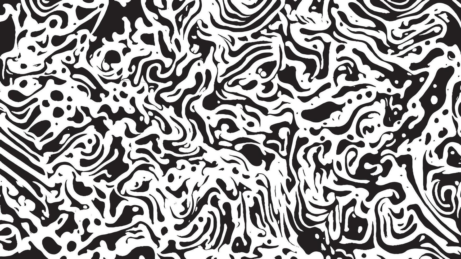 Monochrome Illustration, Black Texture on White Background for Overlays and Textures vector