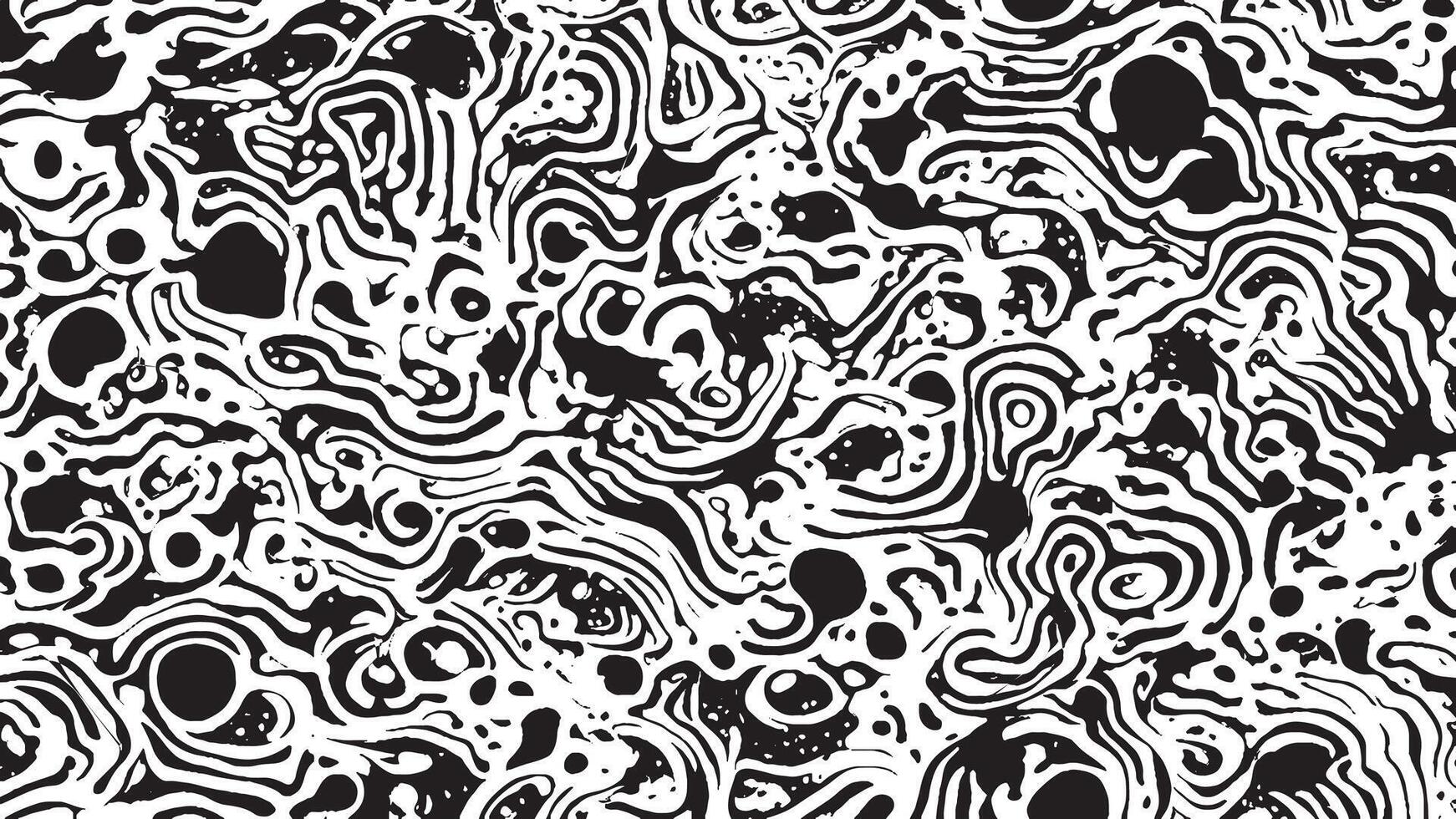Black and White Background Texture, Detailed Overlay Illustration vector