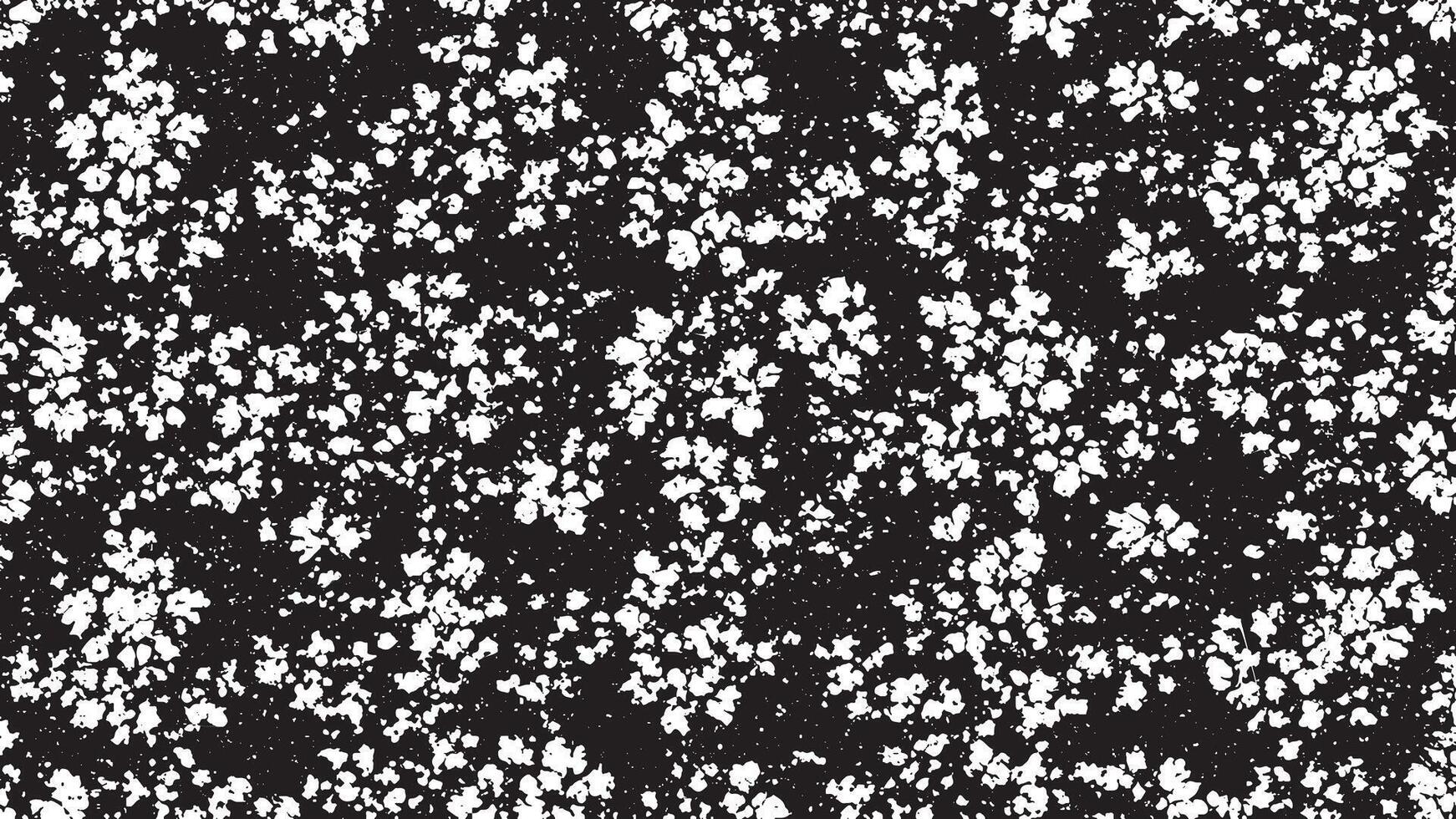 Highly Detailed Black Grunge Texture on White Canvas for Enhanced Backgrounds and Texture Overlays vector