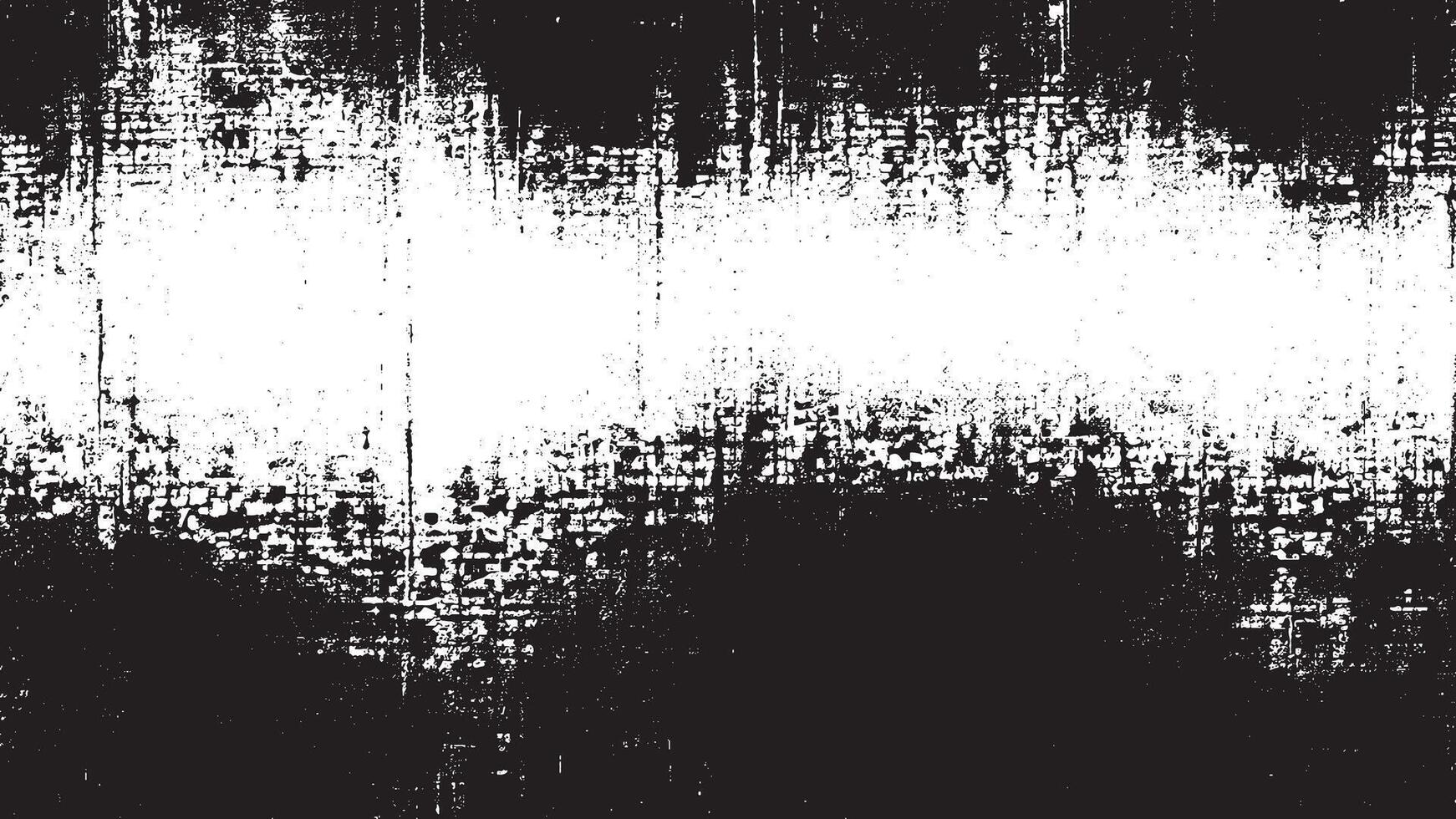 Highly Detailed Black Grunge Texture on White Canvas for Enhanced Backgrounds and Texture Overlays vector