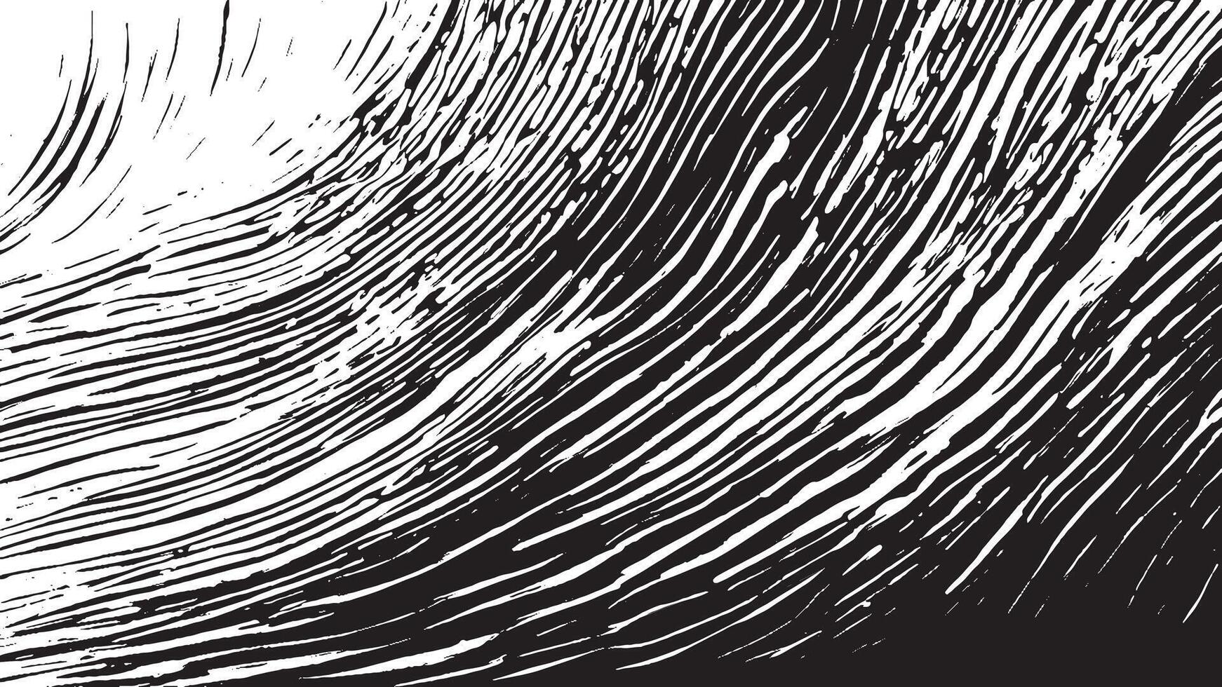 Monochrome Black Brush Stroke Patterns for Artistic Background Textures vector