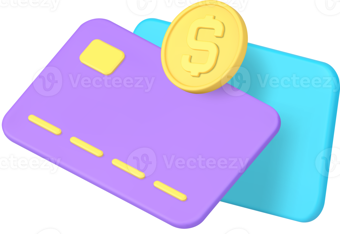Banking credit debit card send money exchange financial transaction 3d icon png