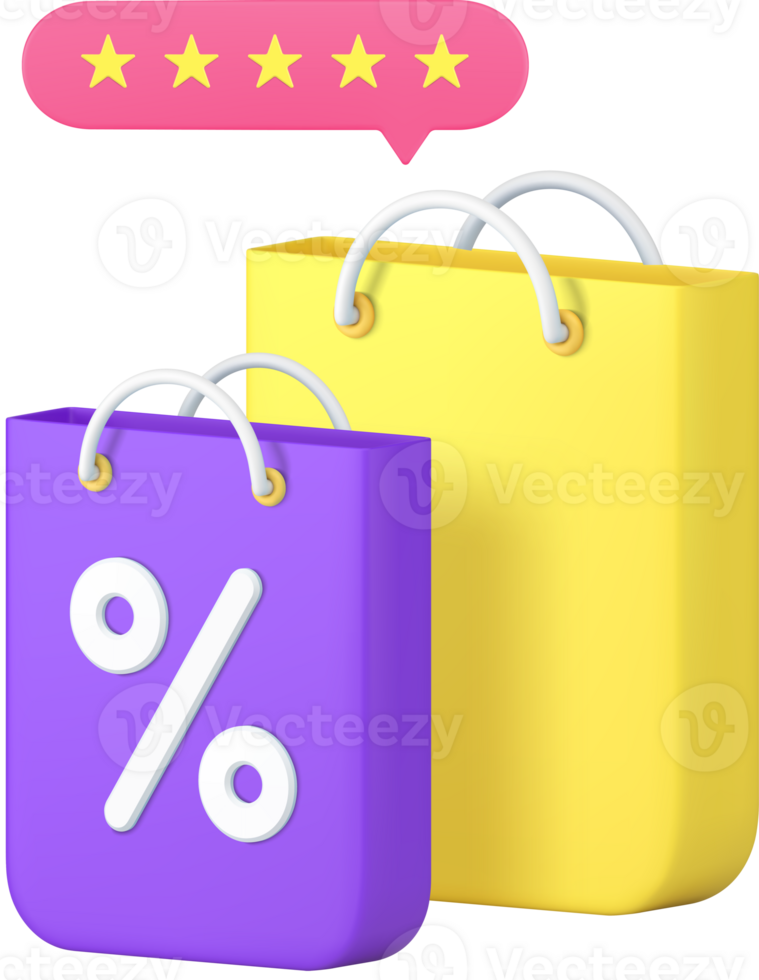 Best seller shopping sale discount special offer marketing promo 3d icon png