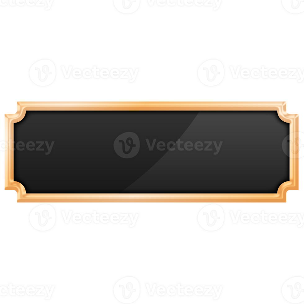 Button Luxury Border Golden, Button For Website png