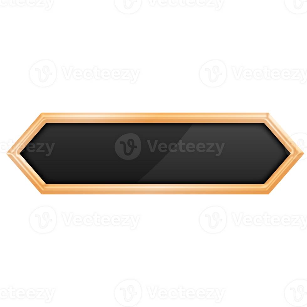 Button Luxury Border Golden, Button For Website png