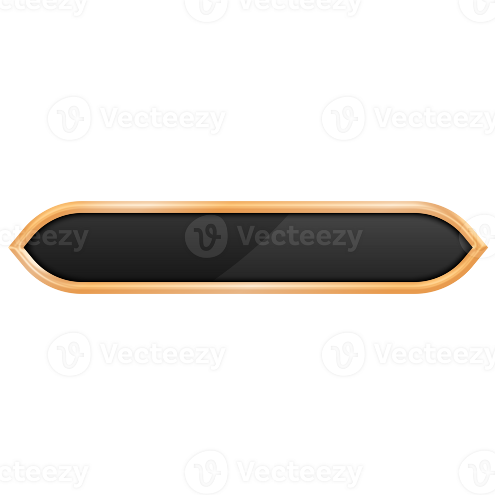 Button Luxury Border Golden, Button For Website png
