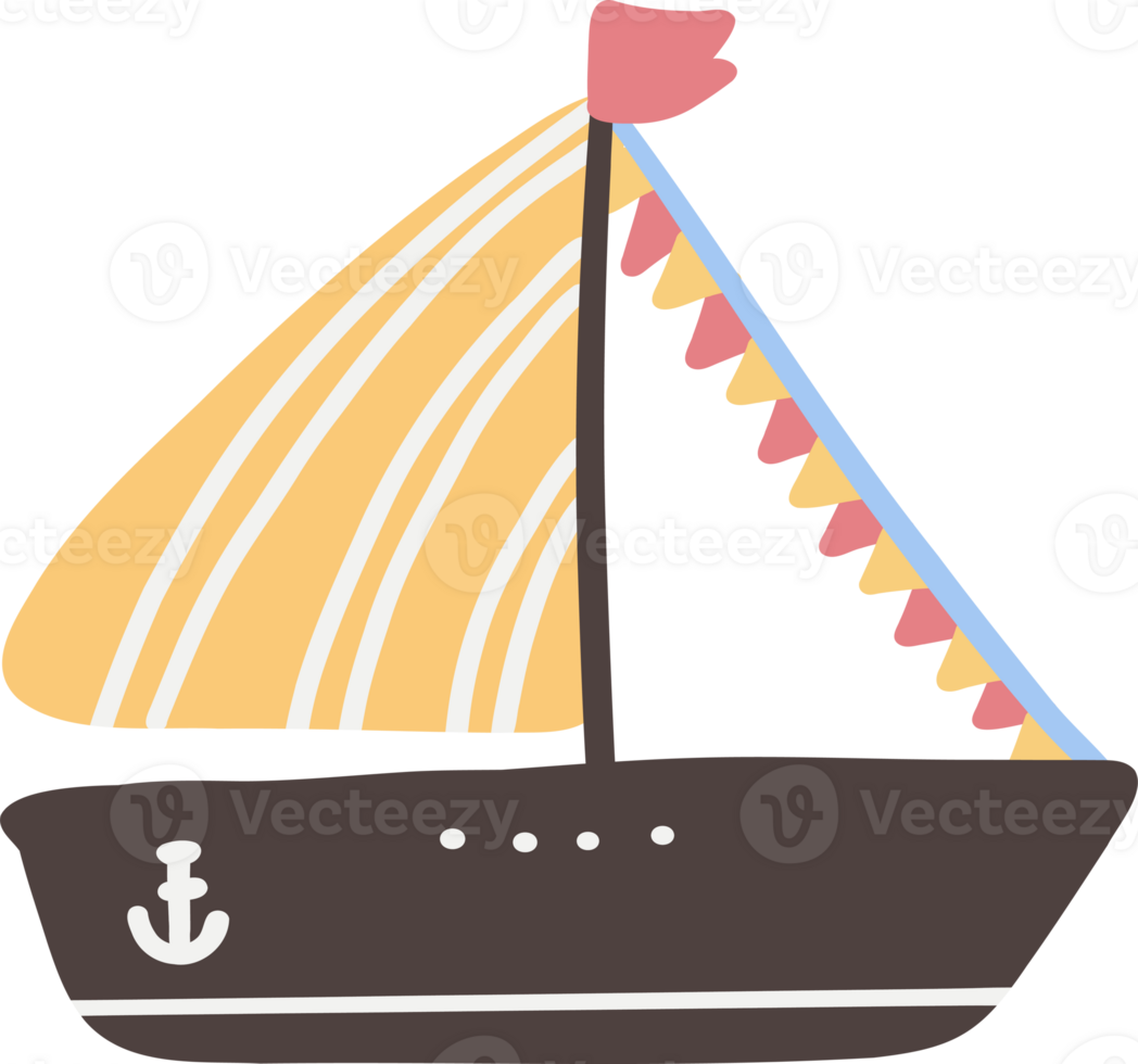 Sailboat Travel Cartoon png