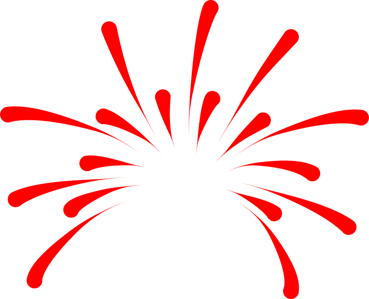 Firework party decoration png