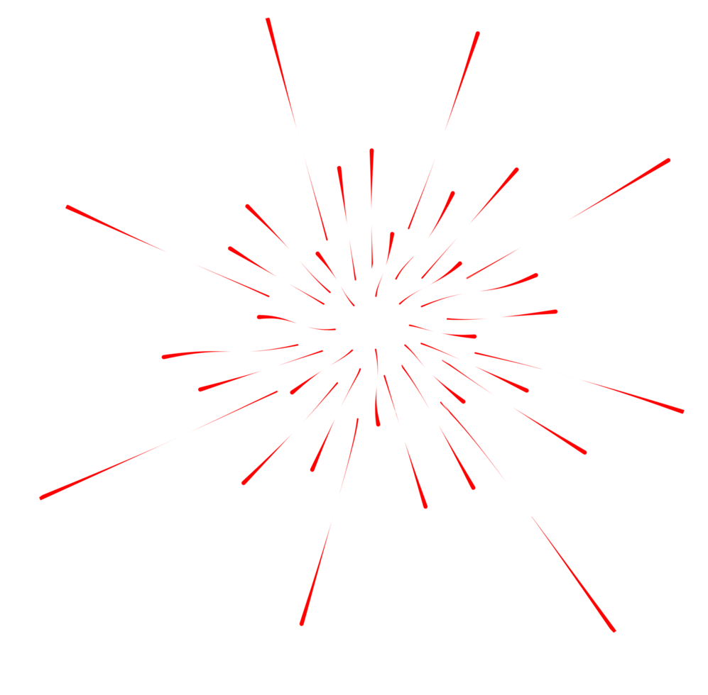 Firework party decoration png
