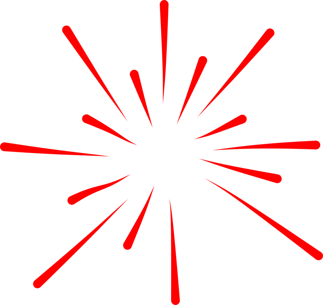 Firework party decoration png
