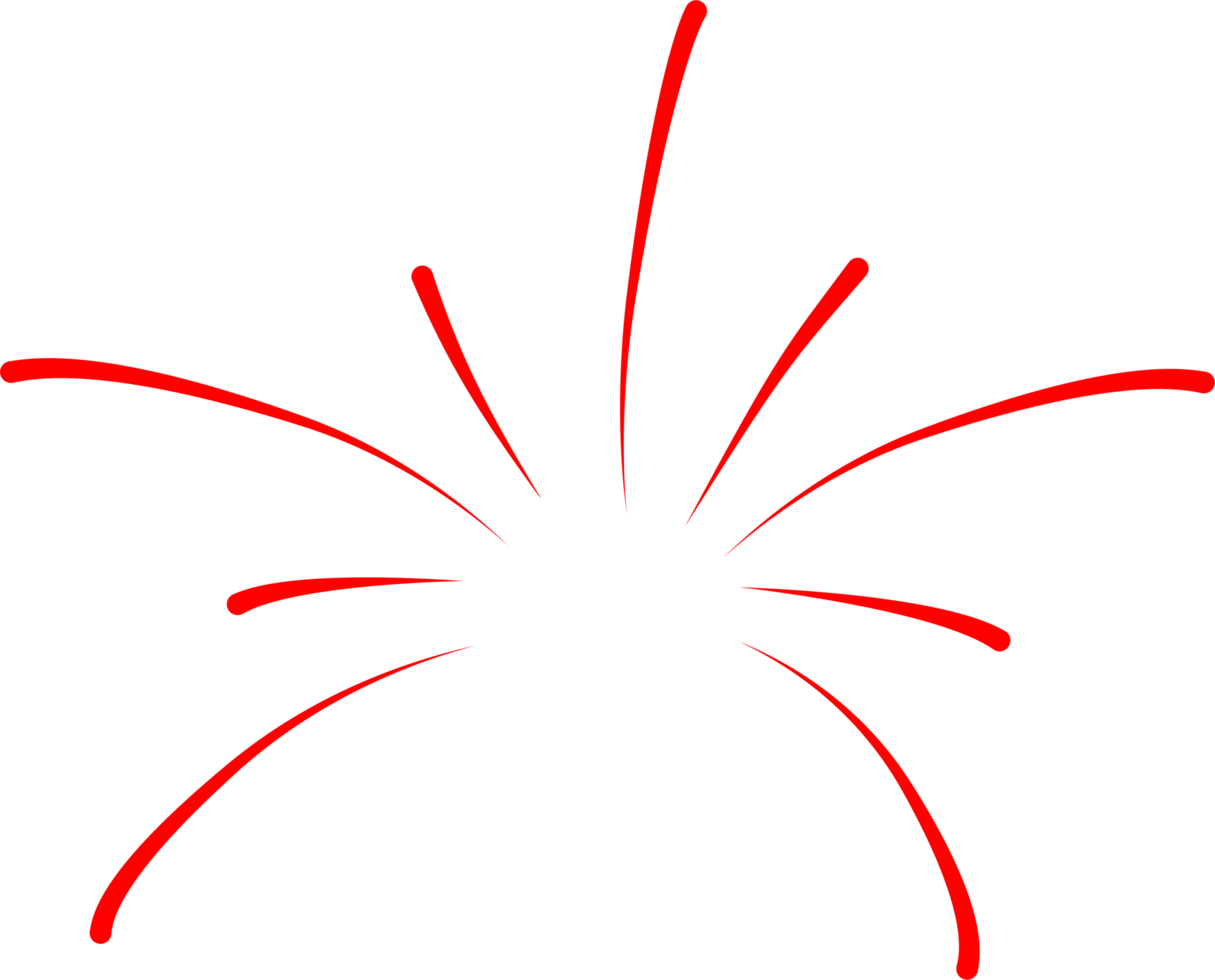 Firework party decoration png