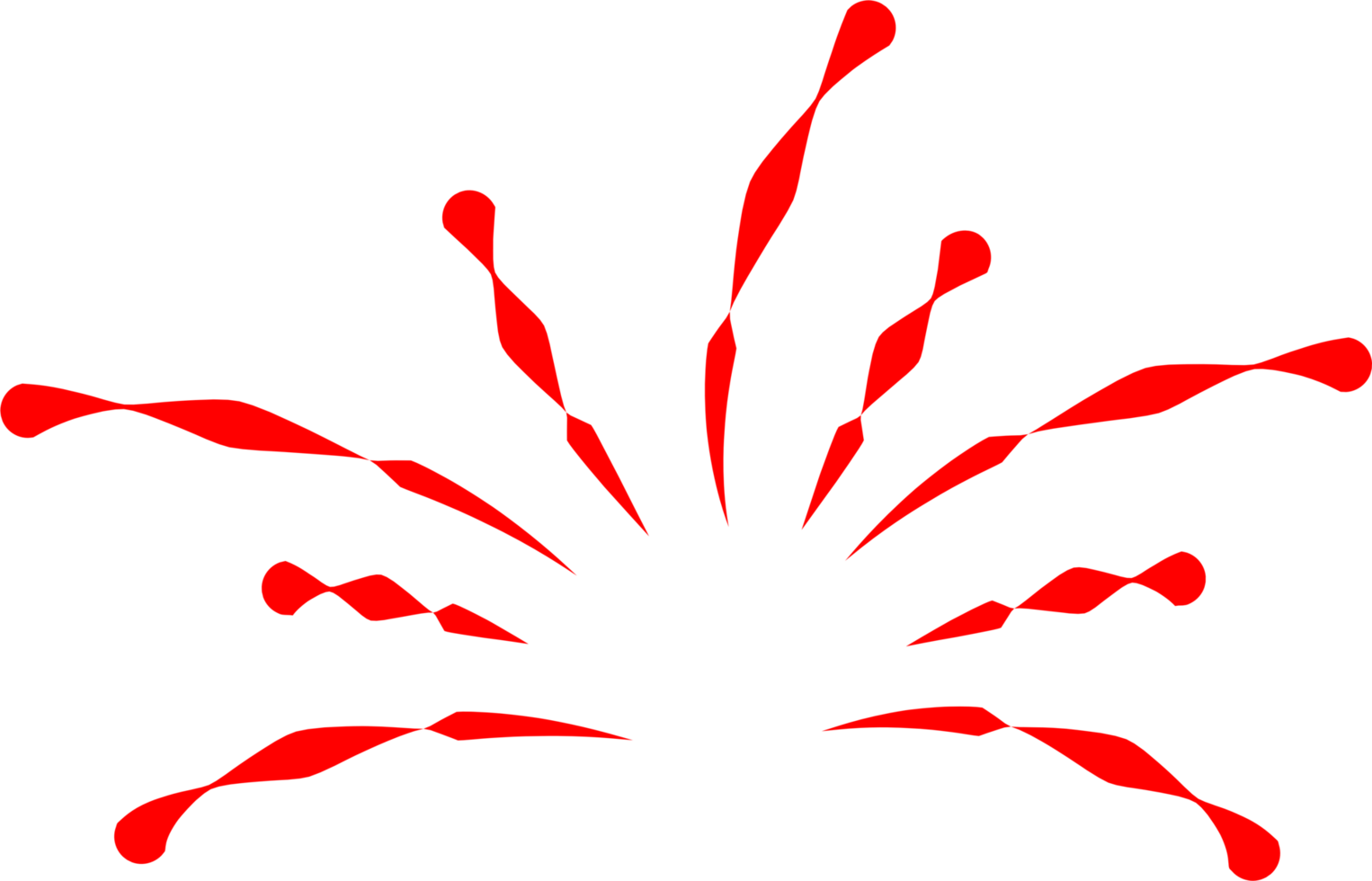 Firework party decoration png
