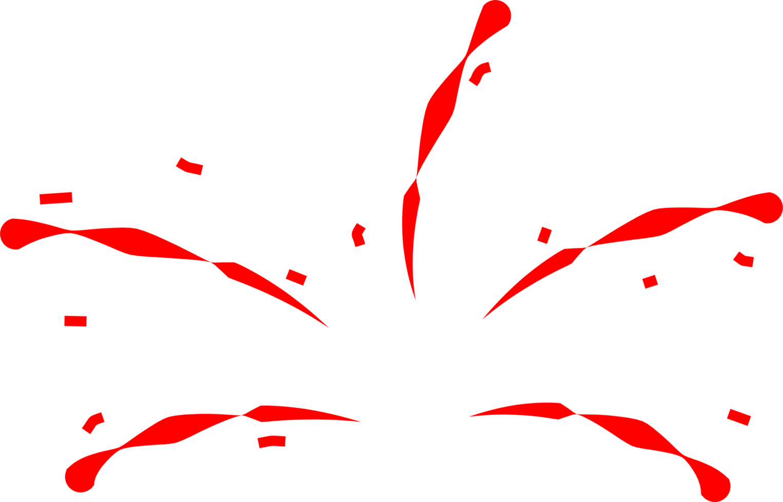 Firework party decoration png