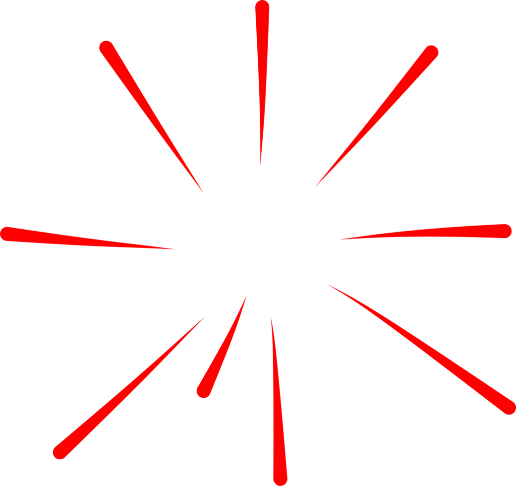 Firework party decoration png