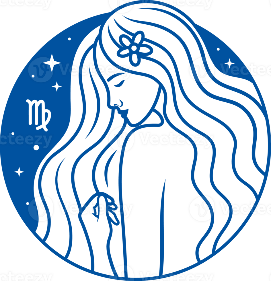 Zodiac sign is virgo according to eastern horoscope, from element earth and actions planet Mercury png