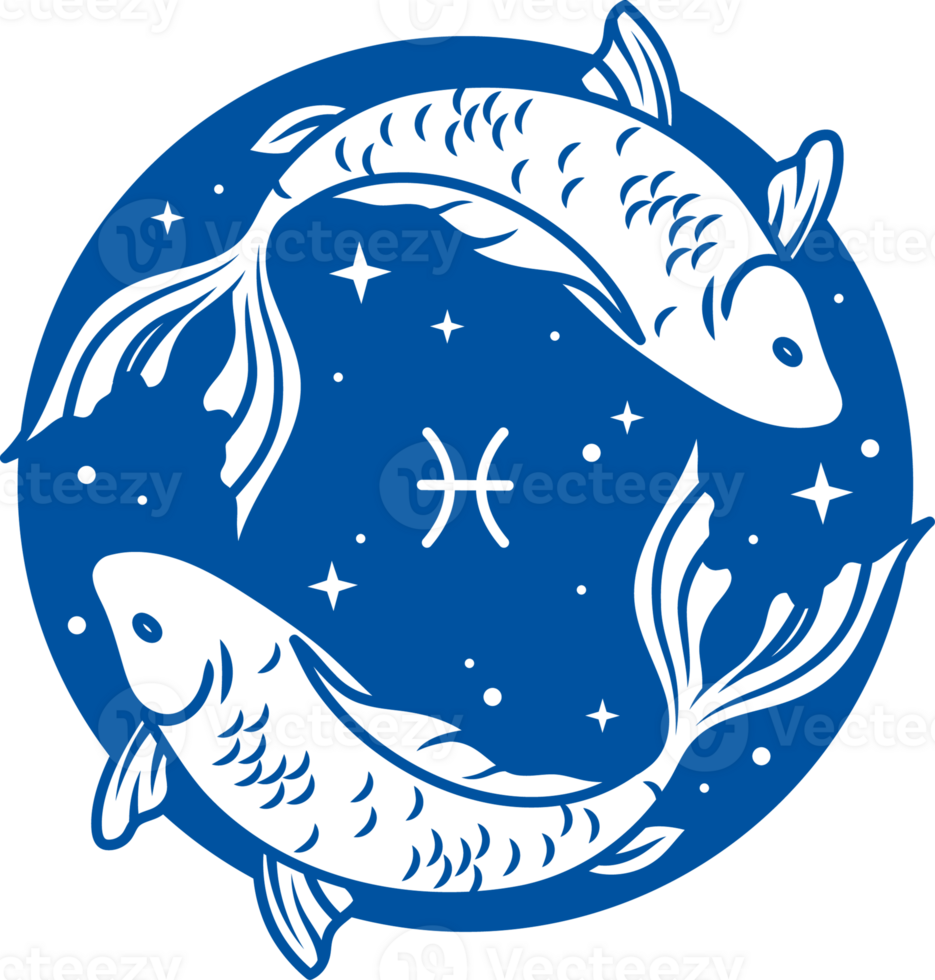 Zodiac sign is pisces according to eastern horoscope, from element of water and actions of Neptune png