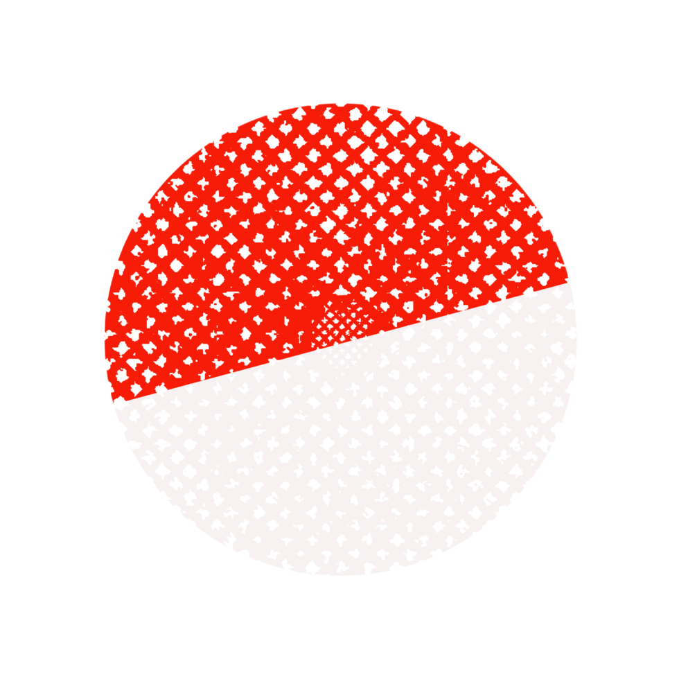 Indonesian Flag With Abstract Halftone png