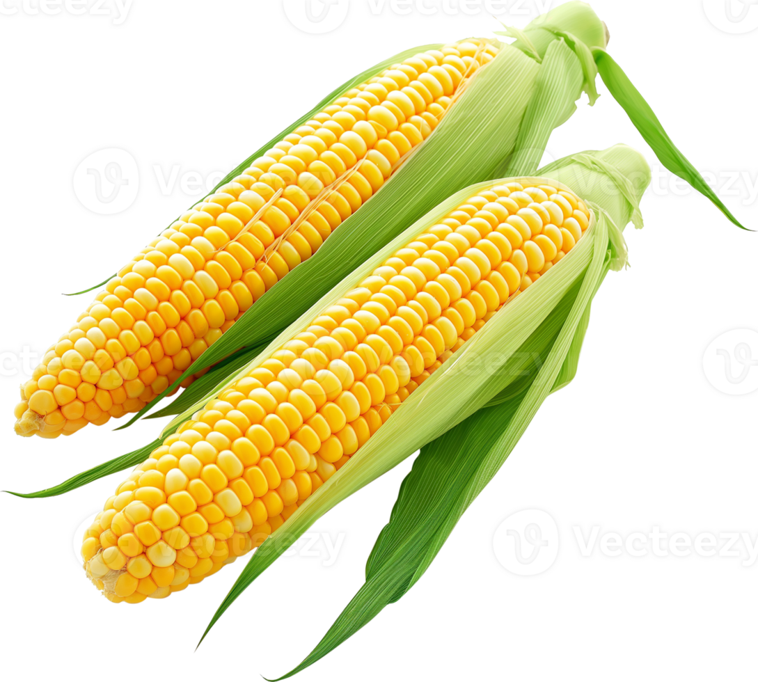 Maize Clipart - Corn isolated - A fresh few of corn illustration png