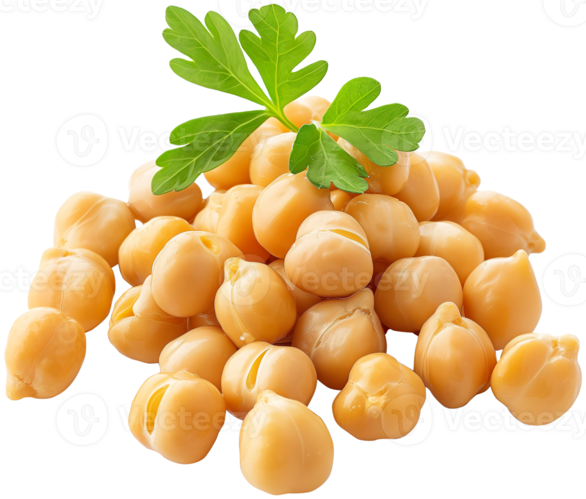 Chickpea isolated, Legume Clipart, Bunch of chickpeas illustration png