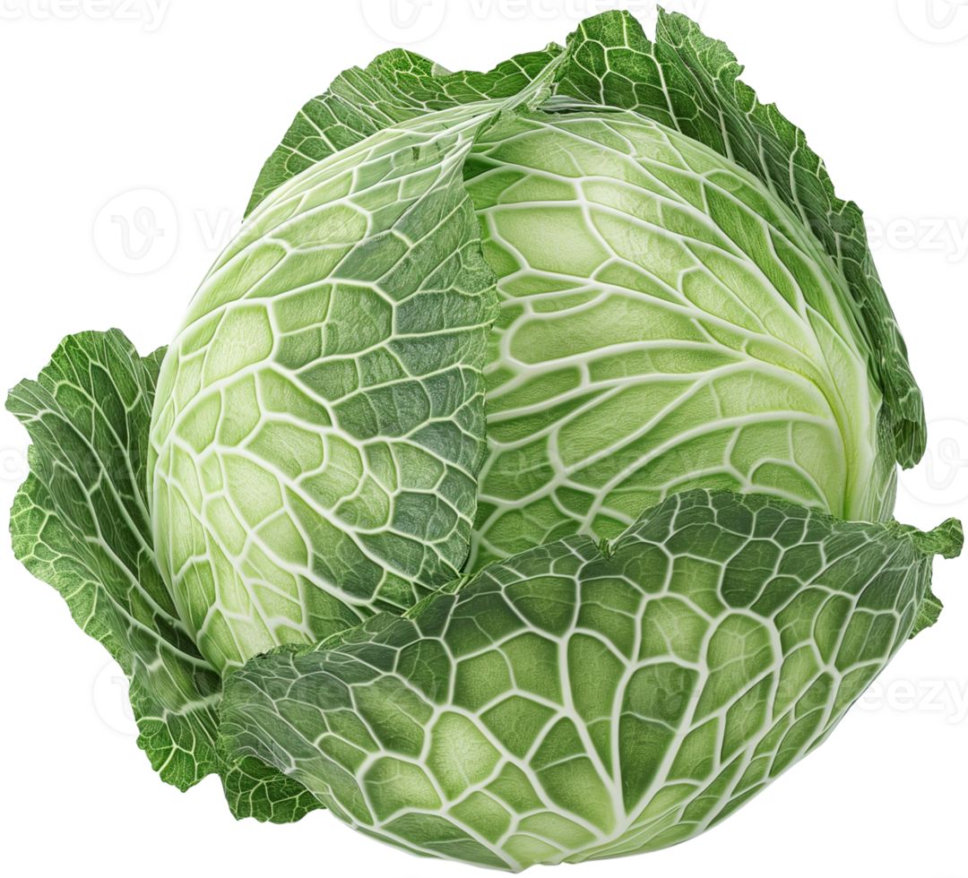 Cabbage Vegetable isolated - Fresh Cabbage vegetable illustration png