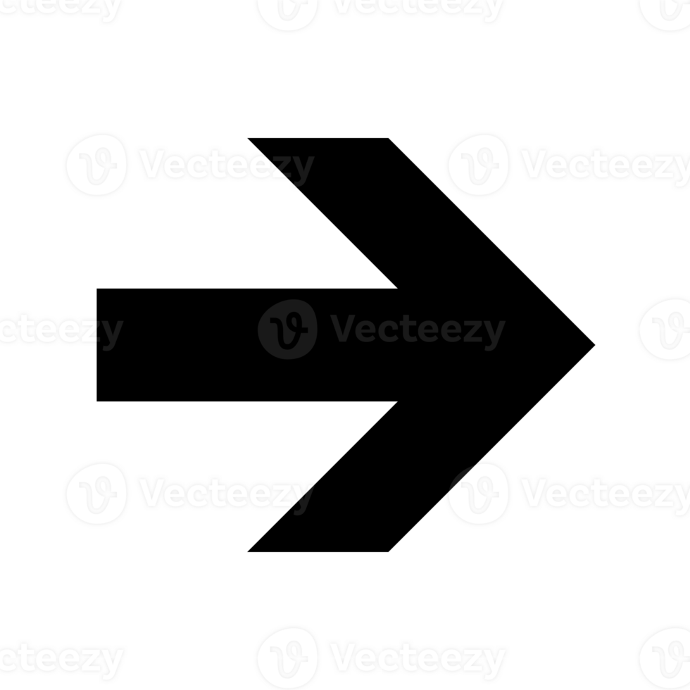 arrow icon sign, direction icon. png