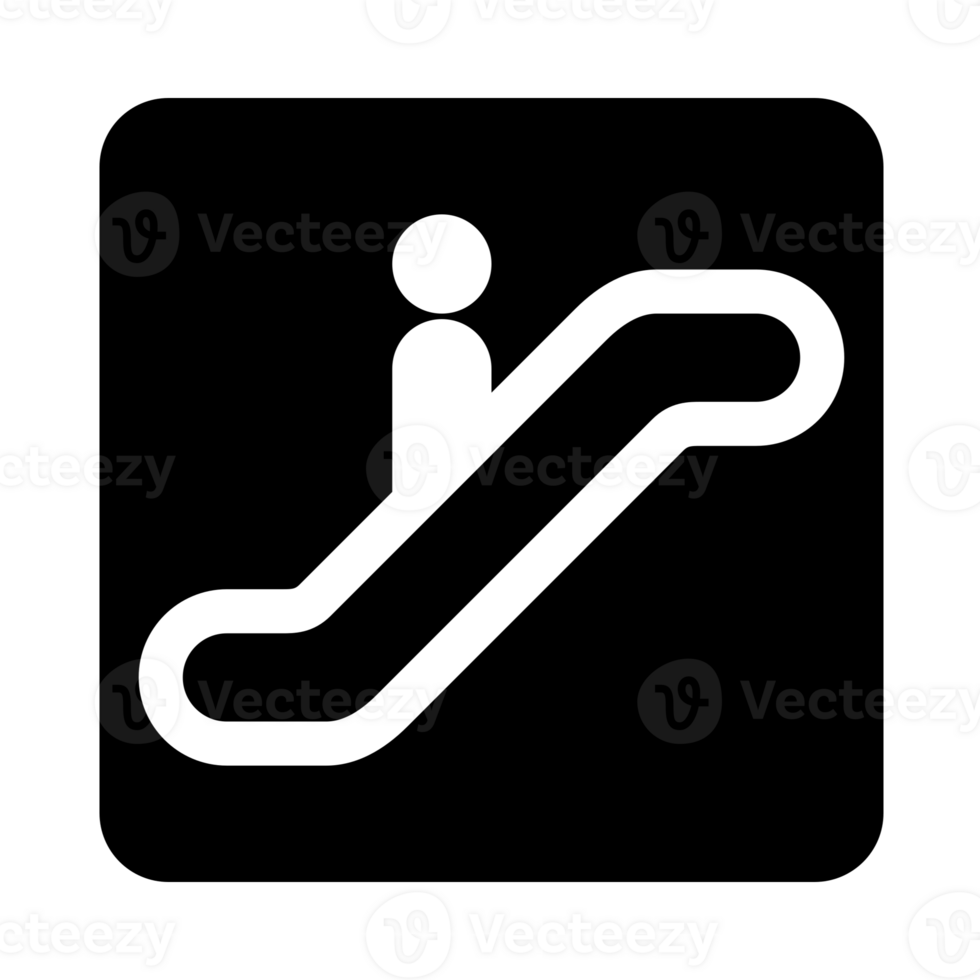 Escalator icon sign png