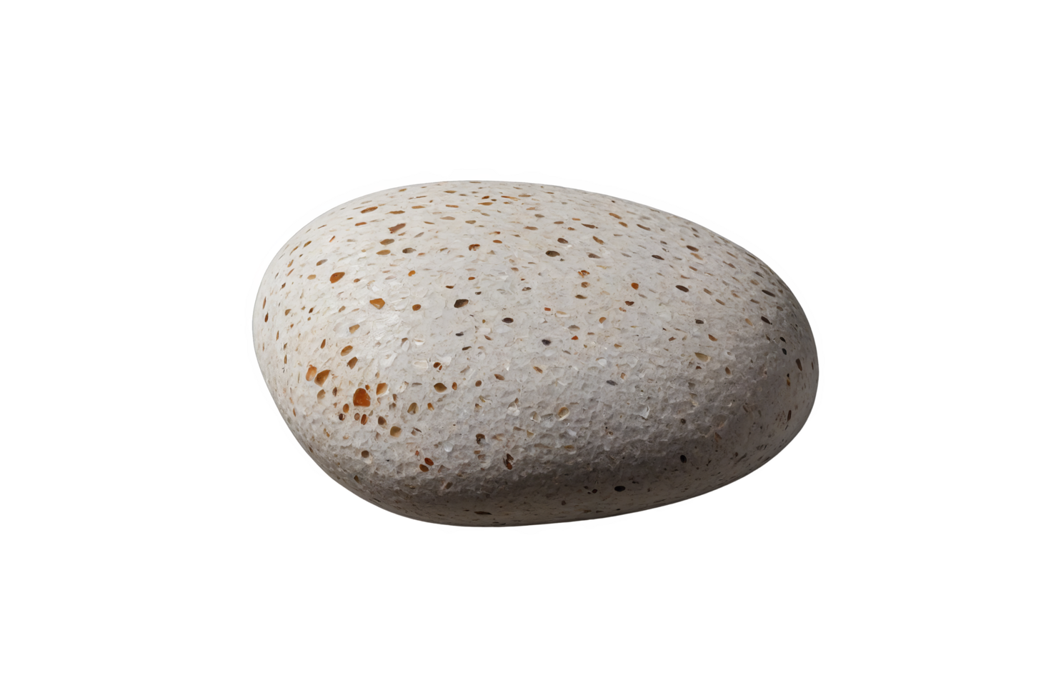 Pebble with Smooth Surface and Natural Gray Tones png
