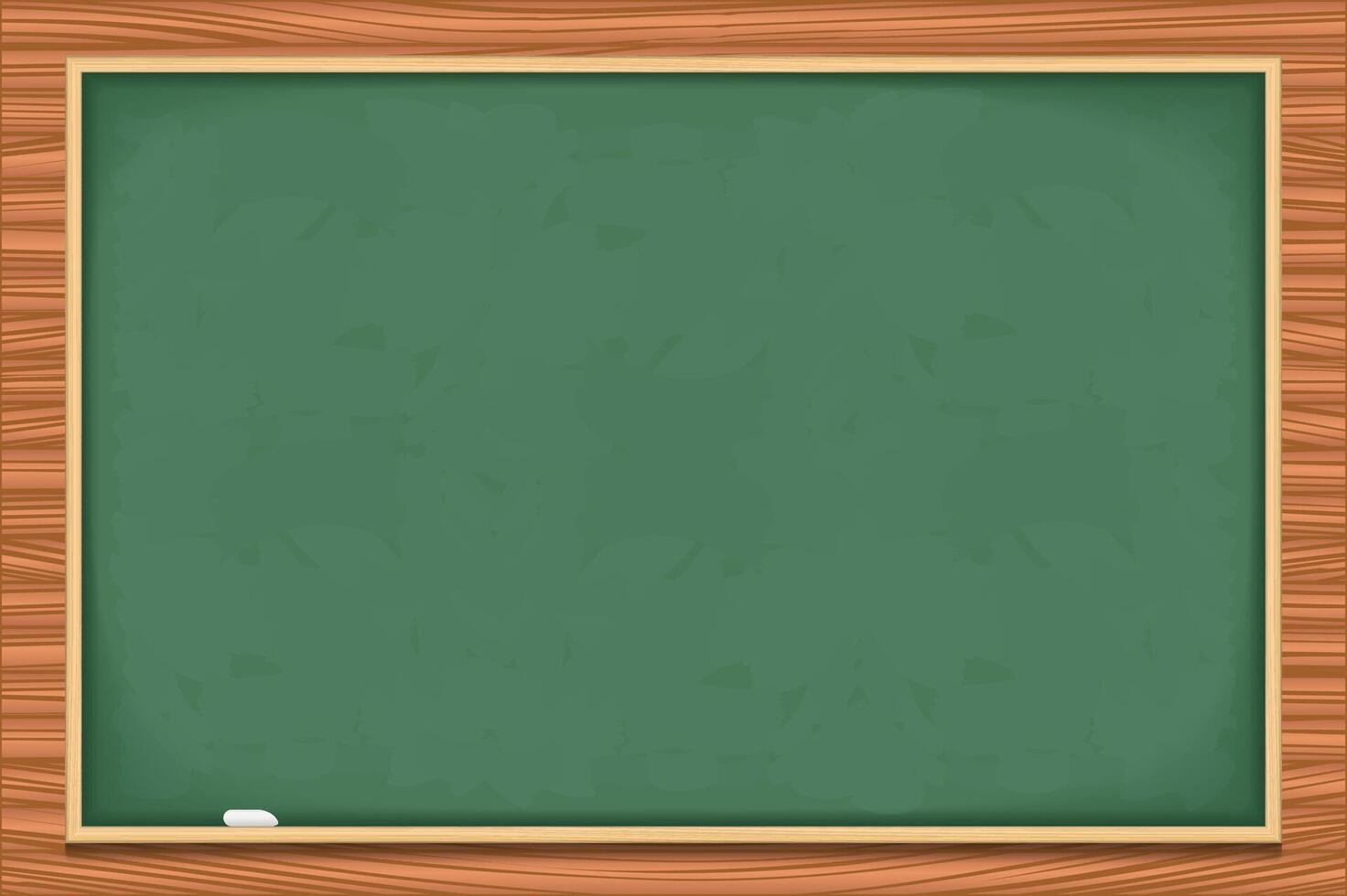 Blackboard on Wood Background vector
