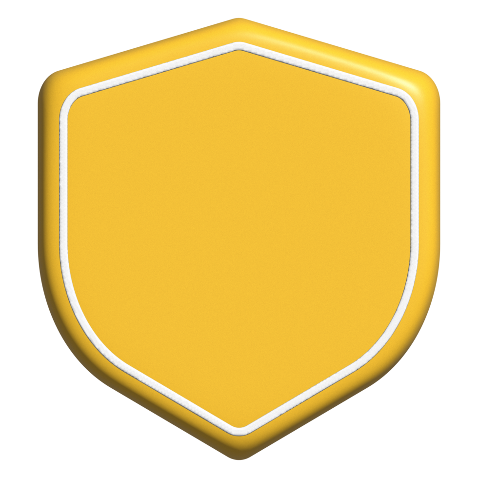 3d shield icon png