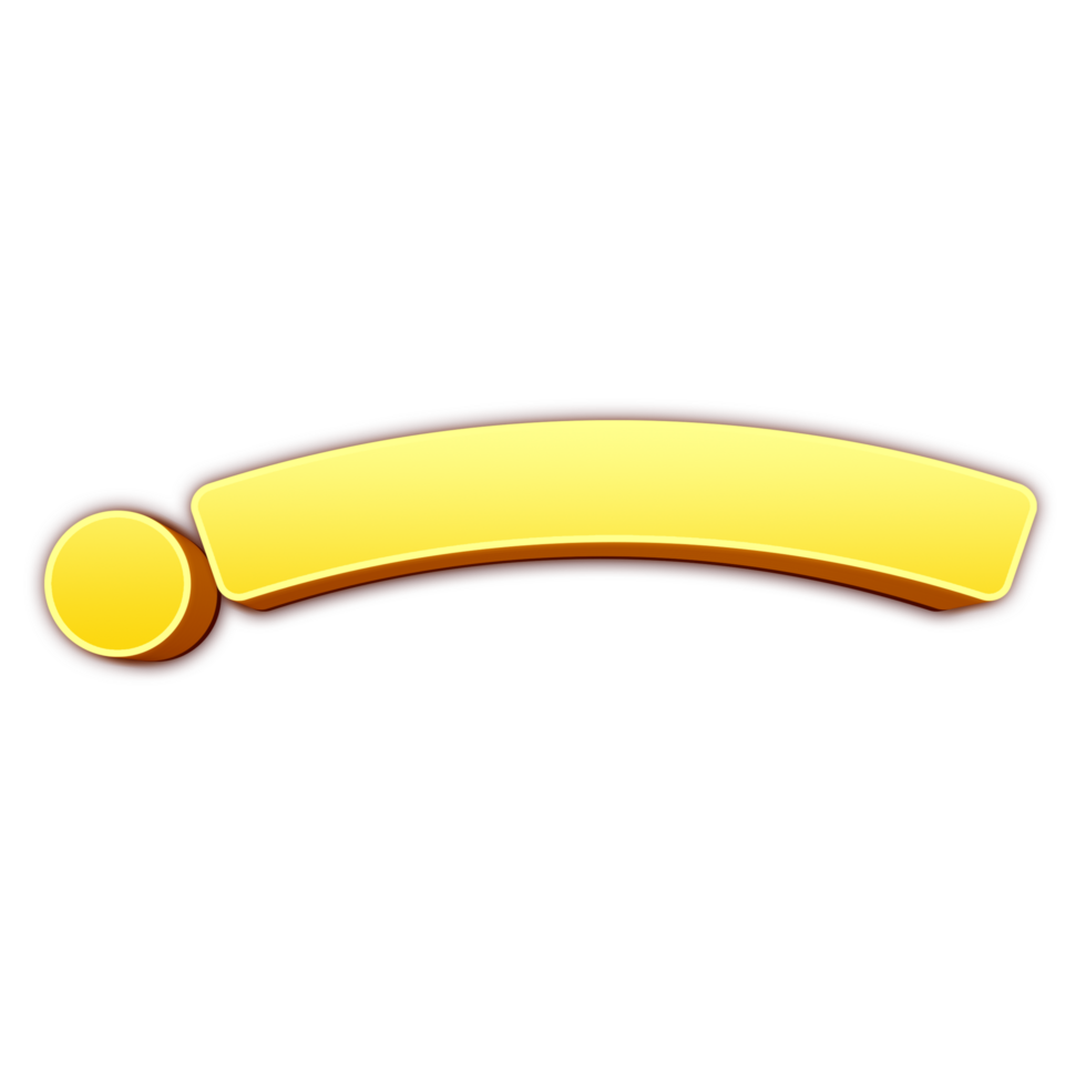 Yellow title frame label banner lower third png