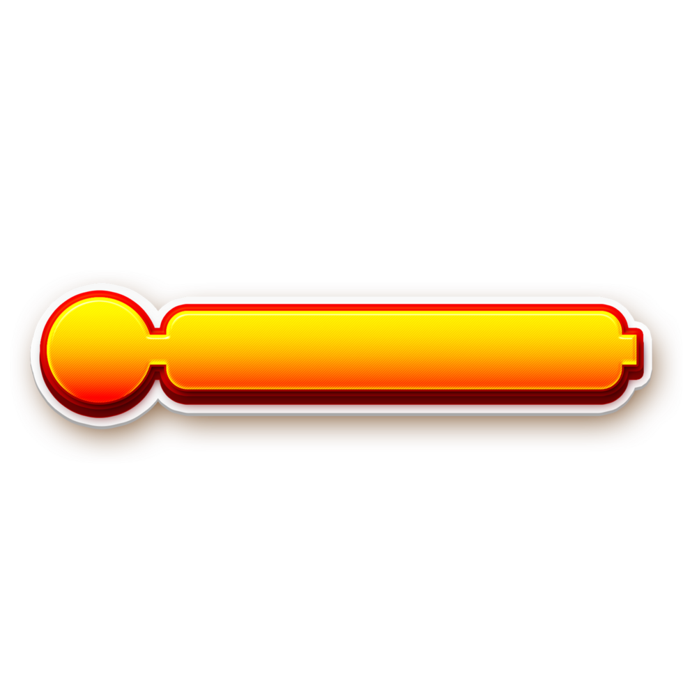 Yellow title frame label banner lower third png