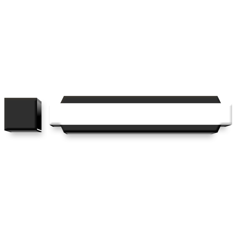 Minimal Title frame Label banner lower third png