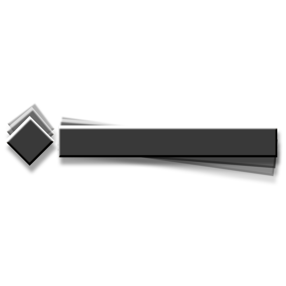 Black Lower Third Title Frame Label Banner png