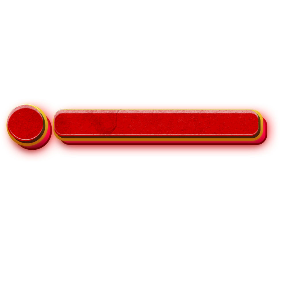 Red lower third label banner png