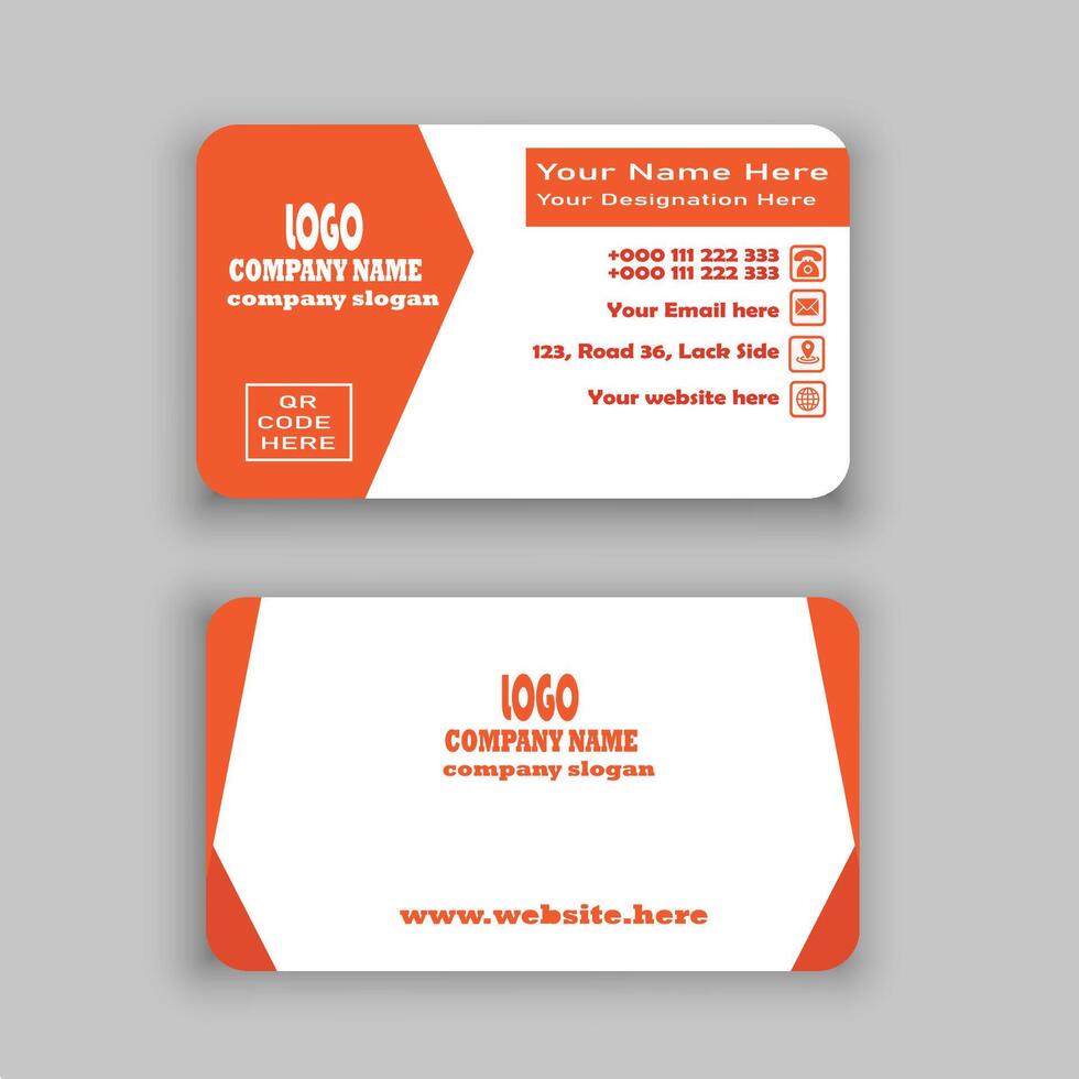 business card shapes design for your business identity vector