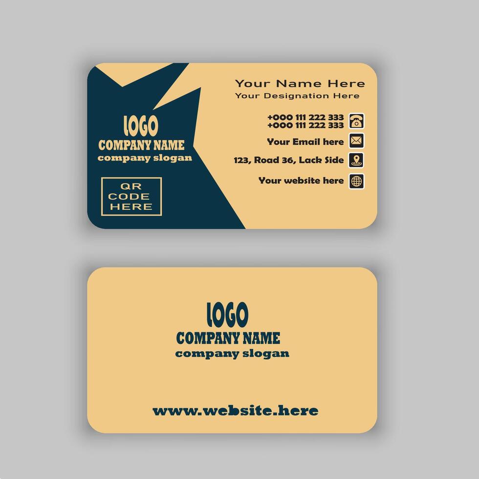 black business card for you vector