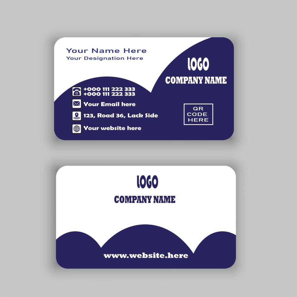 black business card with red triangle shapes design vector