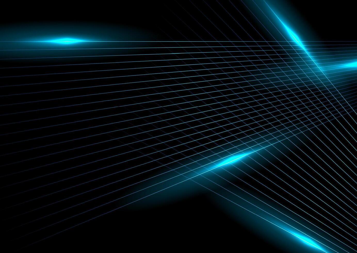 Blue minimal lines abstract futuristic tech background vector