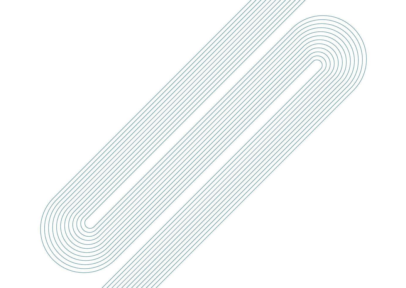 Blue minimal lines abstract tech background vector