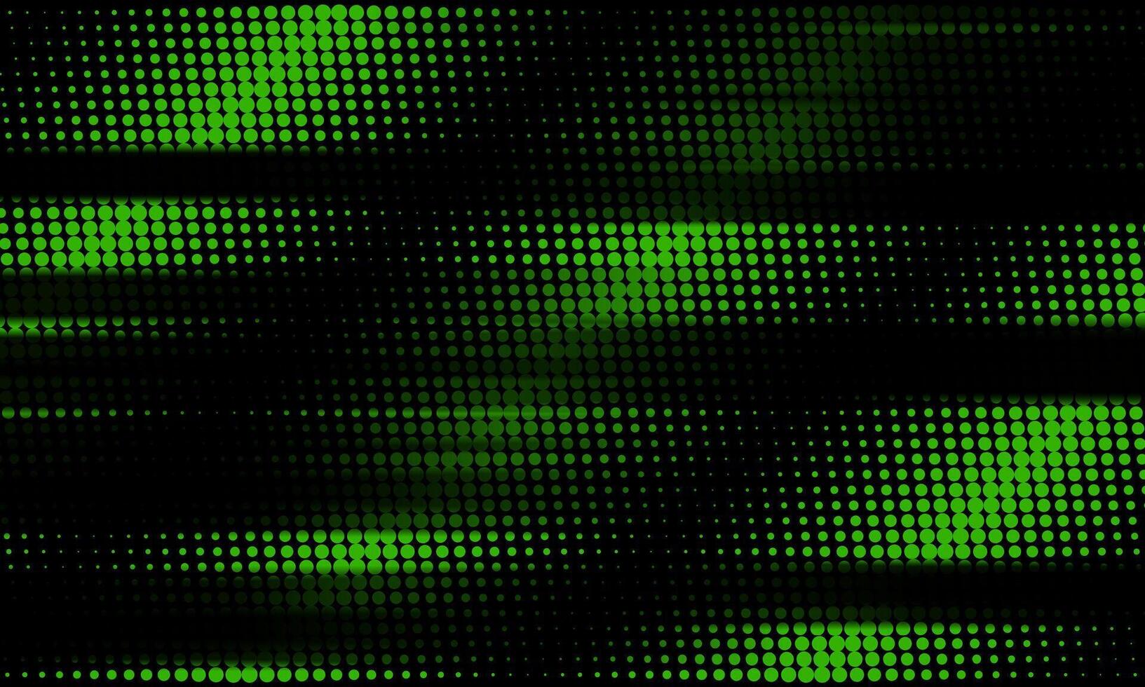 Abstract green black dotted lines geometric background vector