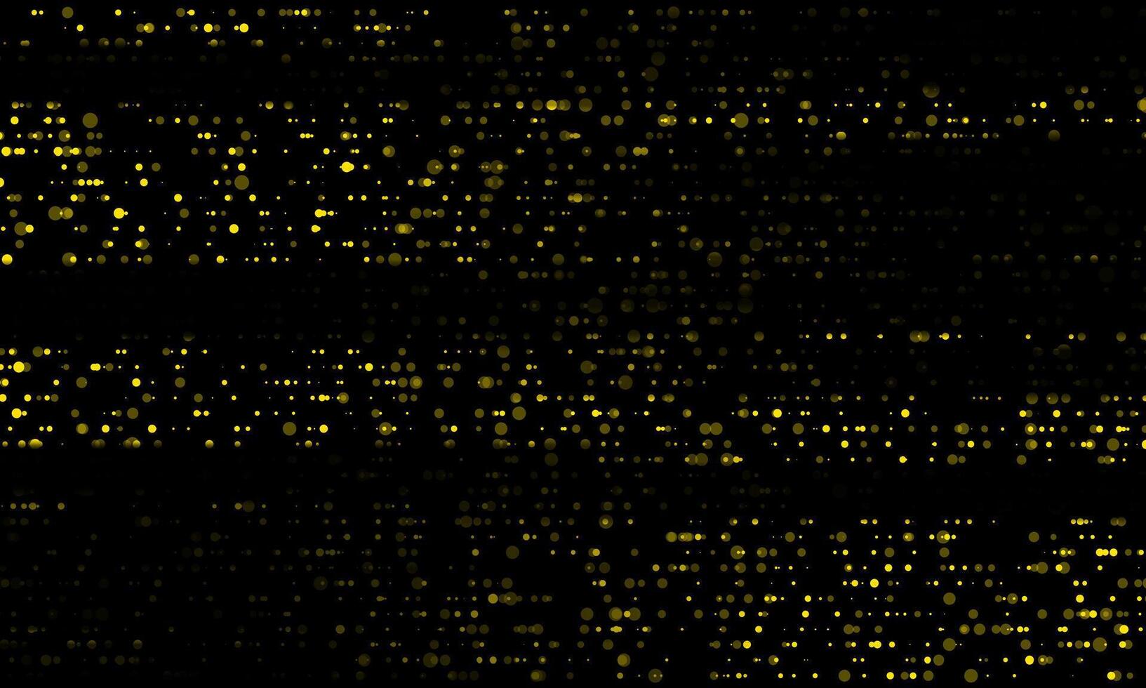 Yellow shiny small dots abstract geometric background vector