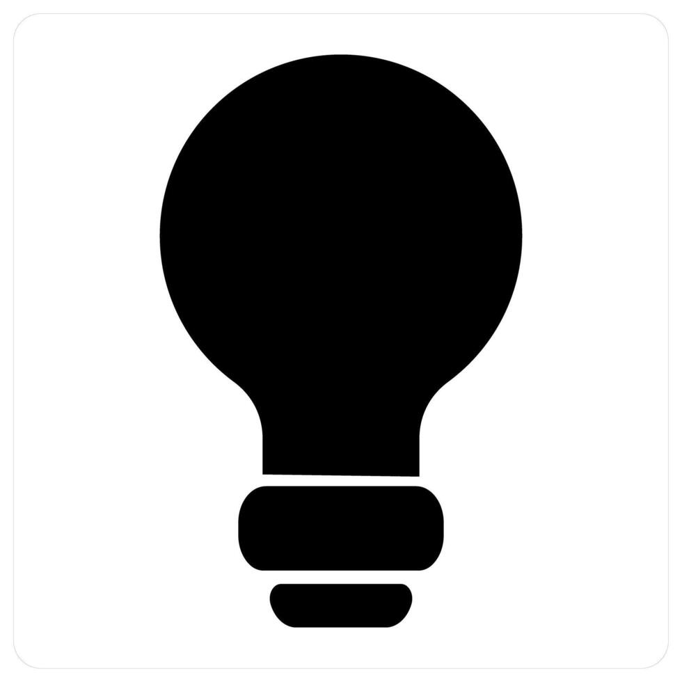 Idea Bulb and idea icon concept vector