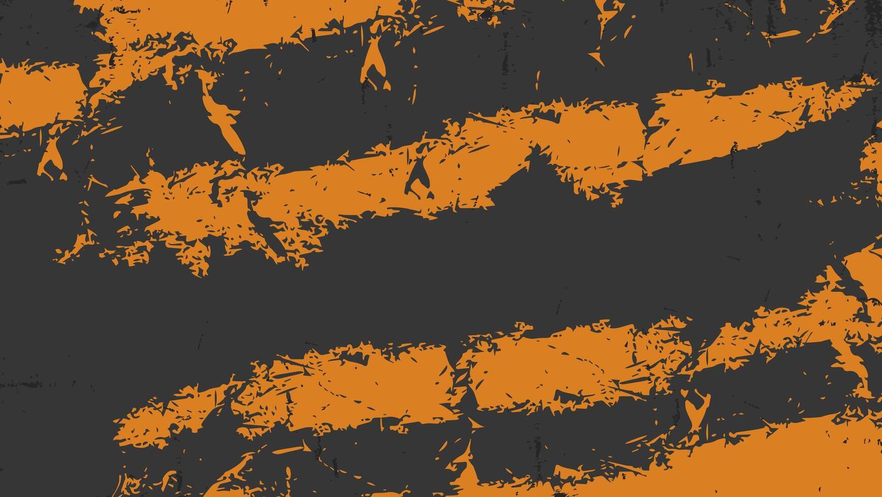 Abstract Black Orange Grunge Texture Background vector